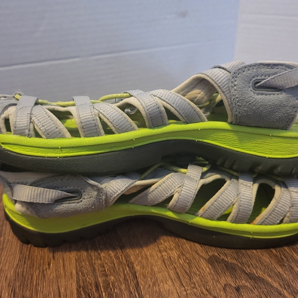 Keen Gray and Lime Green Sandals - Picture 7 of 7
